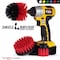 Drill Brush Power Scrubber By Useful Products 5 in W 5 in L Brush, Red R-4OS-2L-QC-DB - alternate 3